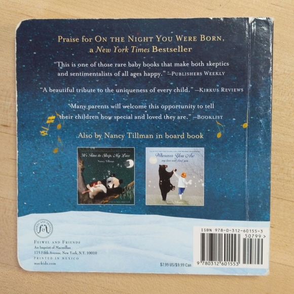 on the night you were born baby toddler board book by nancy tillman - Picture 5 of 8